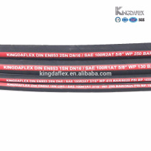 Kingdaflex steel wire braided hydraulic hose (sae 100 r1 r2 r3 r5 r6 r9 r12 r13)